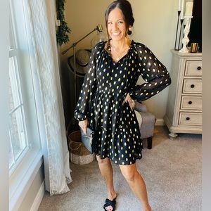 Size small, polka dot, dress